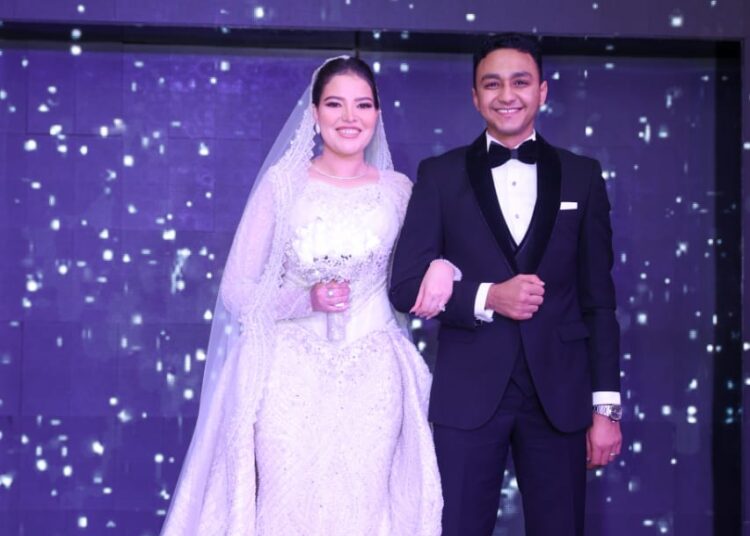 زواج المستشار أحمد صايم من المستشارة غدير الملاح في حفل مهيب بدار المدرعات