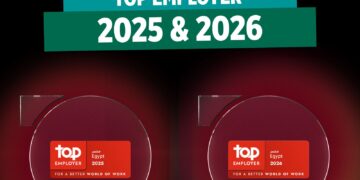 بنك كريدي أجريكول مصر يحصد شهادة «أفضل جهة عمل» لعامي 2025 و2026