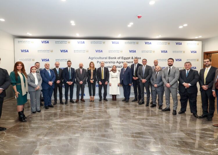 البنك الزراعي المصري يوقع اتفاقية تعاون مع «فيزا» العالمية لتعزيز التحول الرقمي والشمول المالي