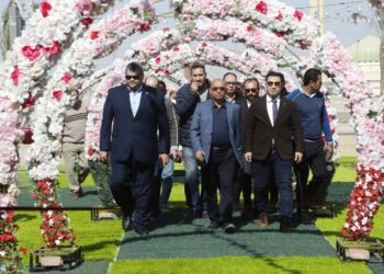 رئيس”أمناء أكتوبر الجديدة” يشارك في إفتتاح معرض أهلا رمضان