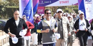 سفارة قطر بالقاهرة تقيم فعالية رياضية بمركز شباب الجزيرة